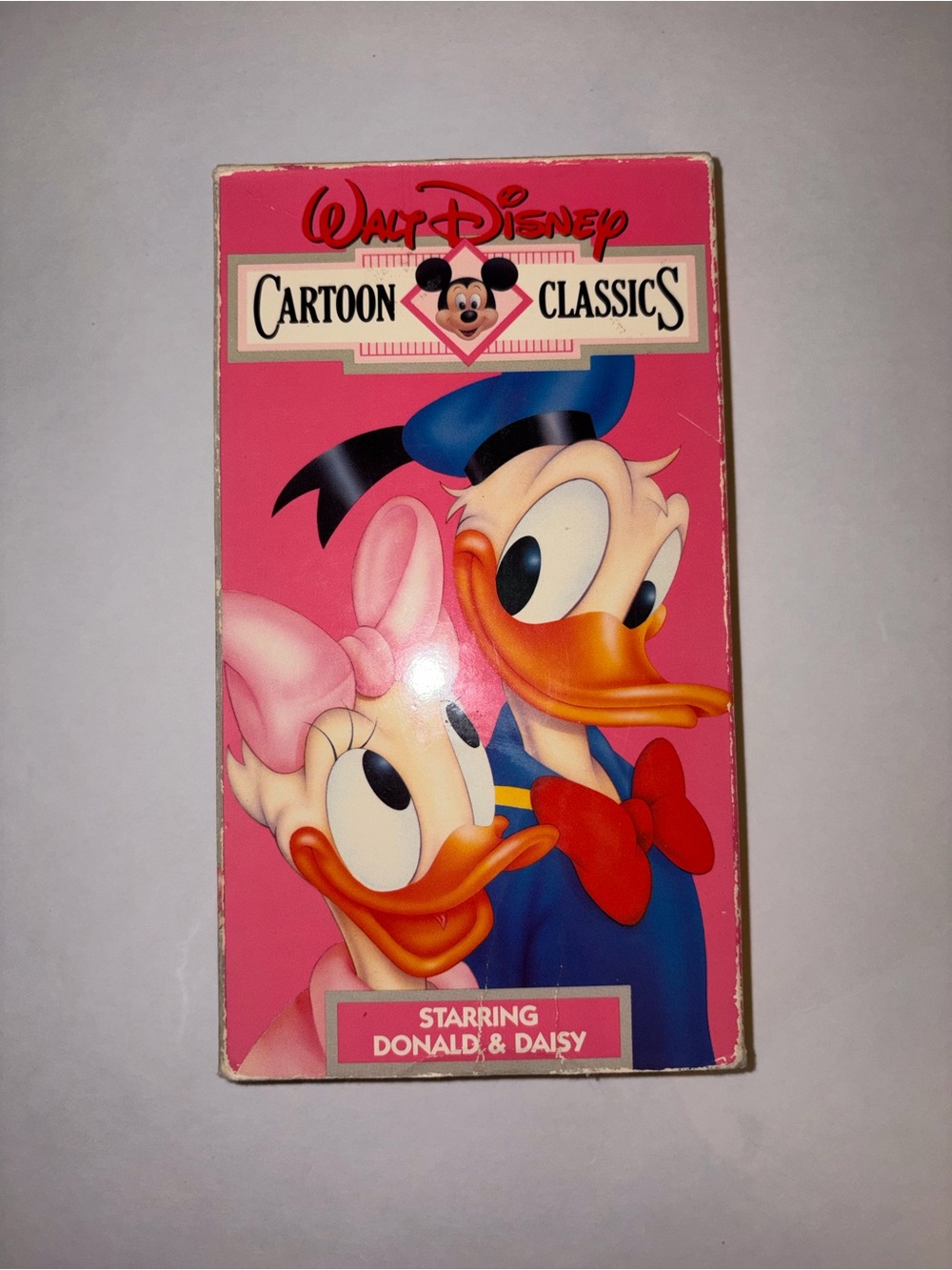 Disney Cartoon Classics Volume 7 Pink Cover Featuring Donald & Daisy